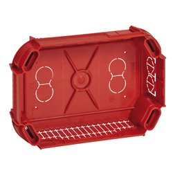 Boite complete Batibox maconnerie pour derivation rectangulaire 165x115x40mm 089273