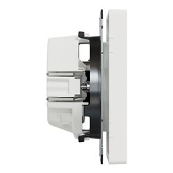Prise de courant 2P+T FR D-Life MTN2500-6035 Blanc lotus mécanisme et enjoliveur
