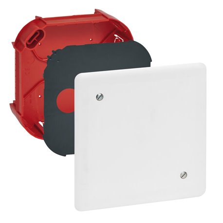 Boite complete Batibox maconnerie pour derivation rectangulaire 120x120x40mm 089272 Boite complete Batibox maconnerie pour derivation rectangulaire 120x120x40mm 089272