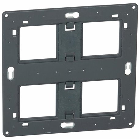 Support a vis Mosaic Celiane ou Soliroc pour 2x2 postes 2x4 a 5 modules 080264