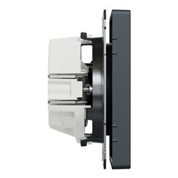 Prise de courant 2P+T FR D-Life MTN2500-6034 Anthracite mécanisme et enjoliveur