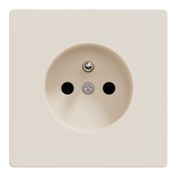 Prise de courant 2P+T FR D-Life MTN2500-6033 Blanc sable mécanisme et enjoliveur