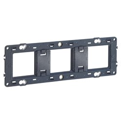 Support a vis pour Mosaic Celiane ou Soliroc pour 3 postes 6 a 8 modules 080253