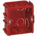 Boite monoposte Batibox pour maconnerie 1 poste carree associable profondeur 50 mm 080151
