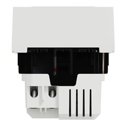 Prise chargeur USB double rapide 18W 3,4A type A+C Unica NU301918 Blanc 2 modules