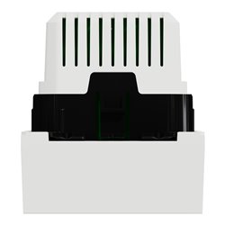 Prise chargeur USB double rapide 18W 3,4A type A+C Unica NU301918 Blanc 2 modules