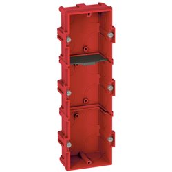 Boite multiposte Batibox maconnerie 3 postes 6 a 8 modules profondeur 40mm 080143