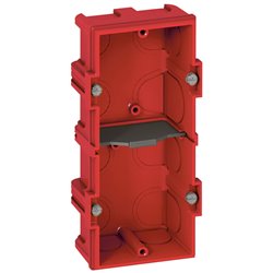 Boite multiposte Batibox maconnerie 2 postes 4 a 5 modules profondeur 40mm 080142
