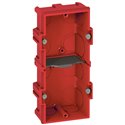 Boite multiposte Batibox maconnerie 2 postes 4 a 5 modules profondeur 40mm 080142