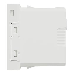 Chargeur USB double 2 modules SCHNEIDER Unica mécanisme blanc