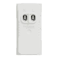 Prise chargeur USB double 15W type A+C Unica NU301618 Blanc 1 module mécanisme seul