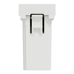 Prise chargeur USB double 15W type A+C Unica NU301618 Blanc 1 module mécanisme seul