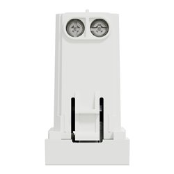 Prise chargeur USB double 15W type A+C Unica NU301618 Blanc 1 module mécanisme seul