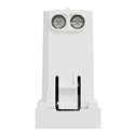 Prise chargeur USB double 15W type A+C Unica NU301618 Blanc 1 module mécanisme seul