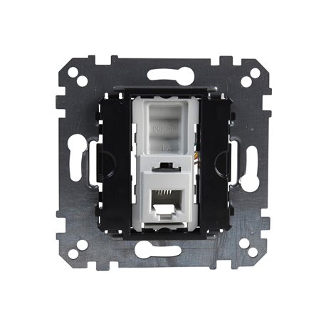 Prise avec connecteur RJ12 D-Life MTN463500 6 contacts mécanisme seul
