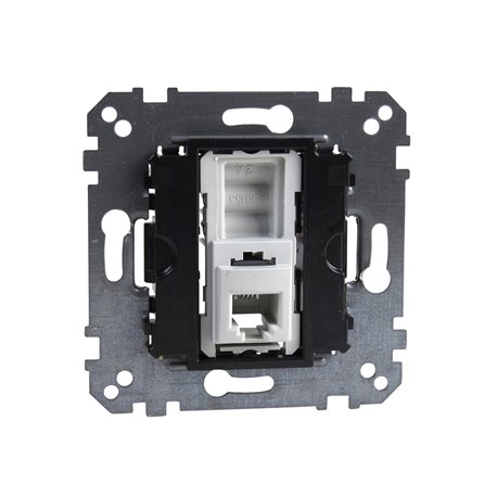 Prise avec connecteur RJ12 D-Life MTN463501 4 contatcs mécanisme seul