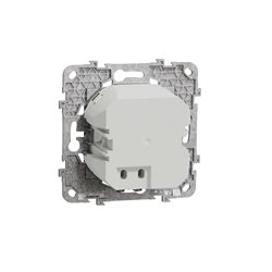 Prise chargeur USB C 45W + A 7,5W Unica NU501354 anthracite 2 modules mécanisme support fixe