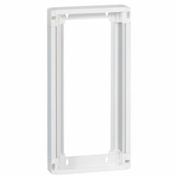 Rehausse pour coffret Drivia 13 modules 3 rangees Blanc  401373
