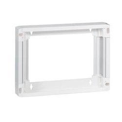 Rehausse pour coffret Drivia 18 modules 1 rangee Blanc RAL9003 401271