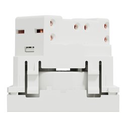 Prise 2P+T FR 45° goulotte raccord rapide Unica NU304918T Blanc mécanisme seul