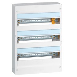 Coffret Drivia 18 modules 3 rangees IP30 IK05 Blanc RAL9003 401223