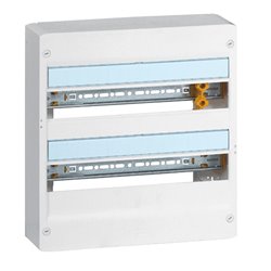 Coffret Drivia 18 modules 2 rangees IP30 IK05 Blanc RAL9003 401222