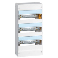 Coffret Drivia 13 modules 3 rangees IP30 IK05 Blanc RAL9003 401213