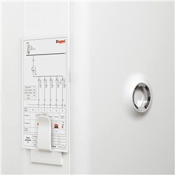 Coffret Drivia 13 modules 3 rangees IP30 IK05 Blanc RAL9003 401213