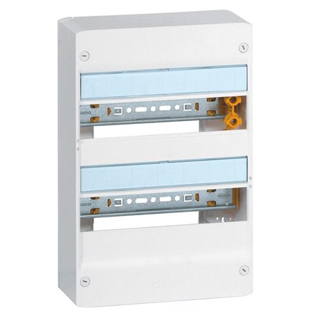 Coffret Drivia 13 modules 2 rangees IP30 IK05 Blanc RAL9003 401212