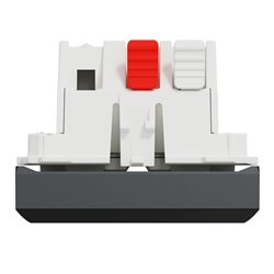 Poussoir lumineux (localisation) 10A Unica NU320654N anthracite 2 modules mécansime seul