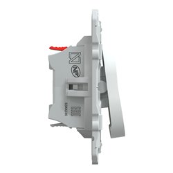 Poussoir VMC sans arrêt Ovalis S320236 Blanc 