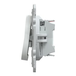 Poussoir VMC sans arrêt Ovalis S320236 Blanc 