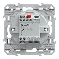 Poussoir VMC sans arrêt Ovalis S320236 Blanc 