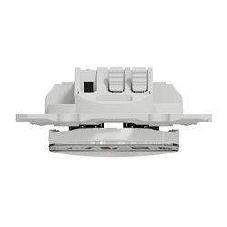 Poussoir avec porte-étiquette Odace S520266 Blanc 