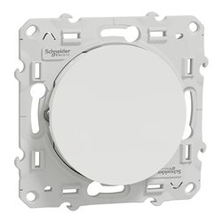 Poussoir 10 A à vis 230 A BL 50/60Hz 4O Odace S520206 Blanc 