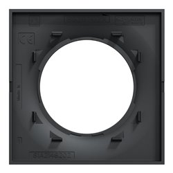 Plaque 1 poste 230 A QU 50/60Hz 4O Odace Styl S540702 Anthracite 