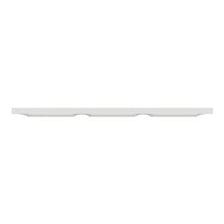 Plaque 3 postes horizontaux ou verticaux entraxe 71 mm Odace Styl S520706 Blanc 