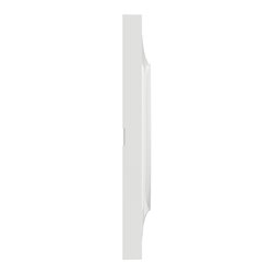 Plaque 3 postes horizontaux ou verticaux entraxe 71 mm Odace Styl S520706 Blanc 