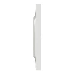 Plaque 3 postes horizontaux ou verticaux entraxe 71 mm Odace Styl S520706 Blanc 