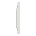 Plaque 3 postes horizontaux ou verticaux entraxe 71 mm Odace Styl S520706 Blanc 