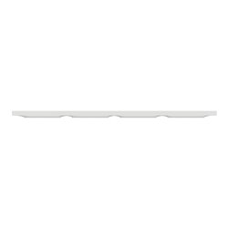Plaque 4 postes horizontaux ou verticaux entraxe 71 mm Odace Styl S520708 Blanc 