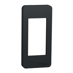 Plaque de finition étroite Unica NU200154 Anthracite 1 module