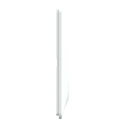 Plaque de finition Ovalis entraxe 71 mm S320704 blanc 2 postes horizontal