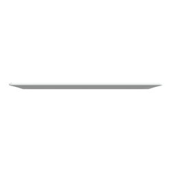 Plaque de finition Ovalis entraxe 71 mm S320706 blanc 3 postes horizontal
