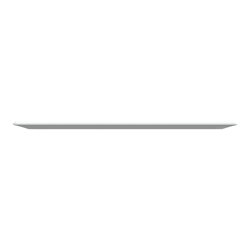 Plaque de finition Ovalis entraxe 71 mm S320708 blanc 4 postes horizontal