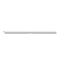 Plaque de finition Ovalis entraxe 71 mm S320724 blanc 2 postes vertical