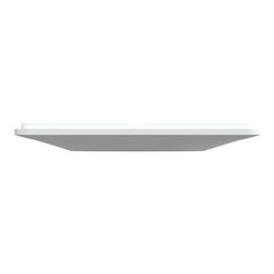 Plaque de finition Ovalis entraxe 71 mm S320726 blanc 3 postes vertical