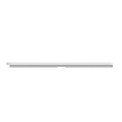 Plaque de finition Ovalis entraxe 71 mm S320726 blanc 3 postes vertical