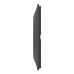 Plaque de finition Ovalis entraxe 71 mm S340704 anthracite 2 postes horizontal