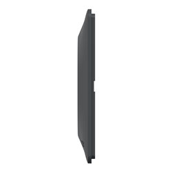 Plaque de finition Ovalis entraxe 71 mm S340706 anthracite 3 postes horizontal